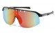 Xloop Semi-Rimless Wrap Shield Shades x3681