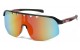 Xloop Semi-Rimless Wrap Shield Shades x3681