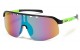 Xloop Semi-Rimless Wrap Shield Shades x3681