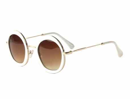 Fashion Metallic Round Sunglasses m10087