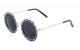 Patterned Frame Round Sunglasses m10234