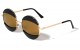 Round Brow & Lip Accent Sunglasses m10266