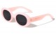 Crystal Color Frame Oval Sunglasses p1009