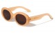 Crystal Color Frame Oval Sunglasses p1009