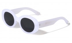 Crystal Color Frame Oval Sunglasses p1009