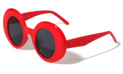 Oversized Vertical Oval Sunglasses p1039