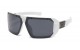 Locs All White Sunglasses  loc91202-wht