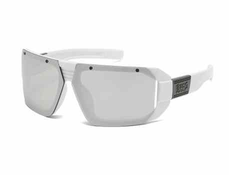 Locs All White Sunglasses  loc91202-wht