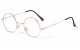 Round Clear Lens Glasses  pv8009-clr