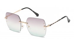 Giselle Metallic Rimless Sunglasses gsl28270