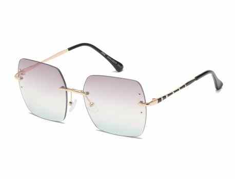 Giselle Metallic Rimless Sunglasses gsl28270