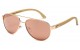 Bamboo Temple Aviator Sunglasses sup88009