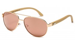 Bamboo Temple Aviator Sunglasses sup88009