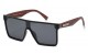 Biohazard Wood Frame Sunglasses bz66328