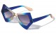 Metallic Rimless Heart Frame M10675-HEART
