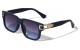 Art Deco Hinge Accent Square Sunglasses p30638