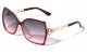 Crystal Color Twisted Temple Butterfly Frame p30639