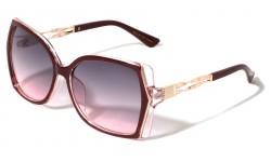 Crystal Color Twisted Temple Butterfly Frame p30639