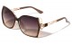 Crystal Color Twisted Temple Butterfly Frame p30639