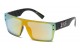 Locs Square Mirrored Lens Shades loc91142-mbrv