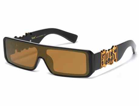 Locs Square Panel Lens Sunglasses loc91238-bkcm