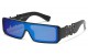 Locs Square Panel Lens Sunglasses loc91238-bkcm