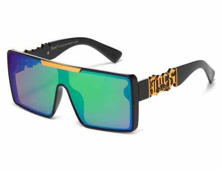 Locs Panel Lens Sunglasses loc91239-bkcm