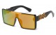 Locs Panel Lens Sunglasses loc91239-bkcm