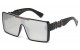 Locs Panel Lens Sunglasses loc91239-bkcm