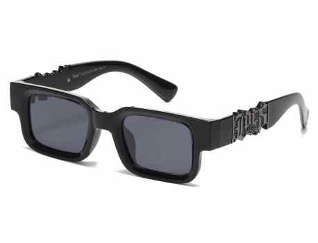 Locs Square Frame Sunglasses loc91221-bk