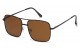 Polarized Square Metallic Aviator pz-af125