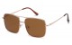 Polarized Square Metallic Aviator pz-af125
