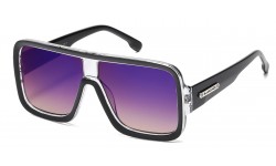 Biohazard Square Frame Sunglasses bz66338