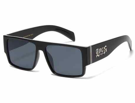 Locs Black Square Sunglasses loc91234-bk
