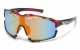 Xloop Two-Tone Sports Wrap Sunglasses x3701