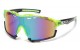 Xloop Two-Tone Sports Wrap Sunglasses x3701