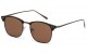 Classic Metallic Square Frame Sunglasses 713092