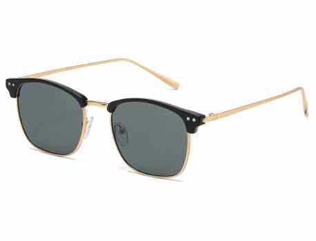 Classic Metallic Square Frame Sunglasses 713092