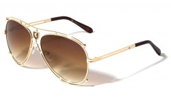KHAN Metallic Aviator Sunglasses kn-m21011