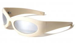 Wide Wrap Around Oval Shape Sunglasses p1018