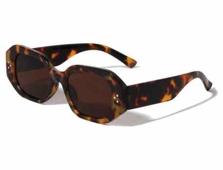 Crystal Color Tapered Temple Fashion Sunglasses p1034