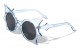 Crystal Color Wing Shape Sunglasses  p1041