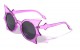 Crystal Color Wing Shape Sunglasses  p1041