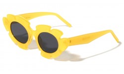 Crystal Color Flower Frame Sunglasses p1047