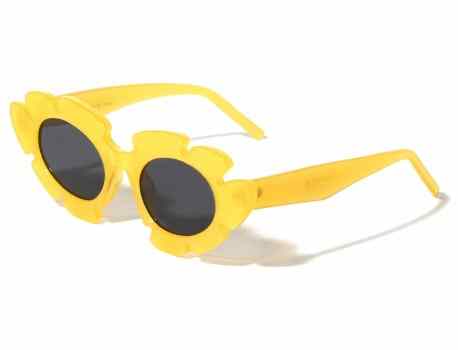 Crystal Color Flower Frame Sunglasses p1047