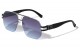 Lion Semi Rimless Aviators Sunglasses lh-m7846