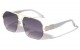 Lion Semi Rimless Aviators Sunglasses lh-m7846