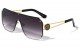  Lion Rimless Shield Sunglasses lh-m7820