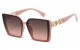 Rhinestone Square Frame Sunglasses rs2095