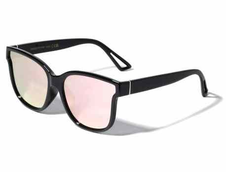 Retro Rose Gold Flat Lens Frame p6202-ft-pink